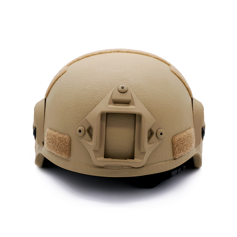 Military Bulletproof Helmet with Tactical Rail Khaki Color